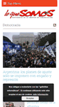 Mobile Screenshot of loquesomos.org